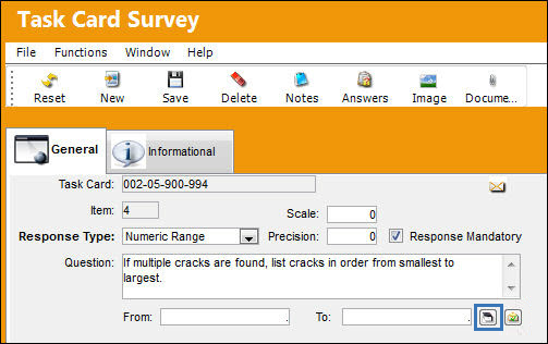 Task Card Survey Answers Button