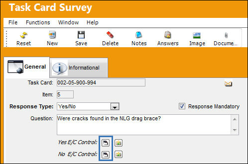 Task Card Survey Answers YesNo Buttons