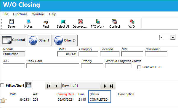 WOPOSTCM_WO Closing window