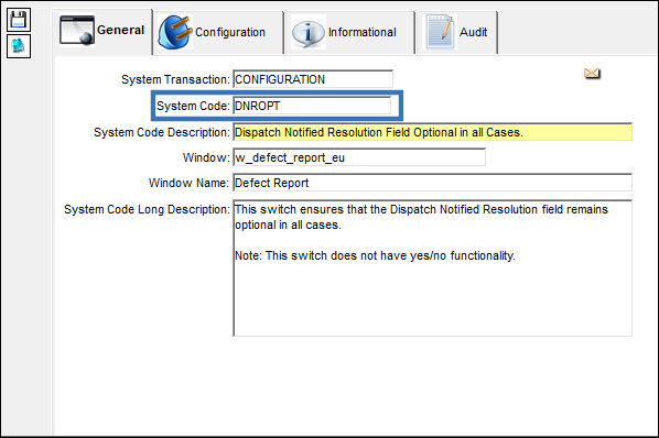 Trax DNROPT code