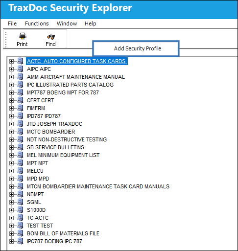 security profile 1