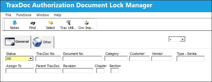 traxdoc authorization dlm