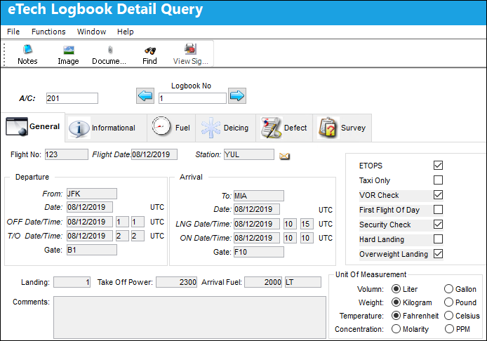 etech Logbook Detail Query 1