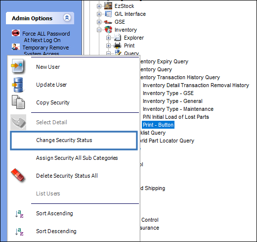 Trax-Sys-Admin-Change-Security-Status-Print-Button
