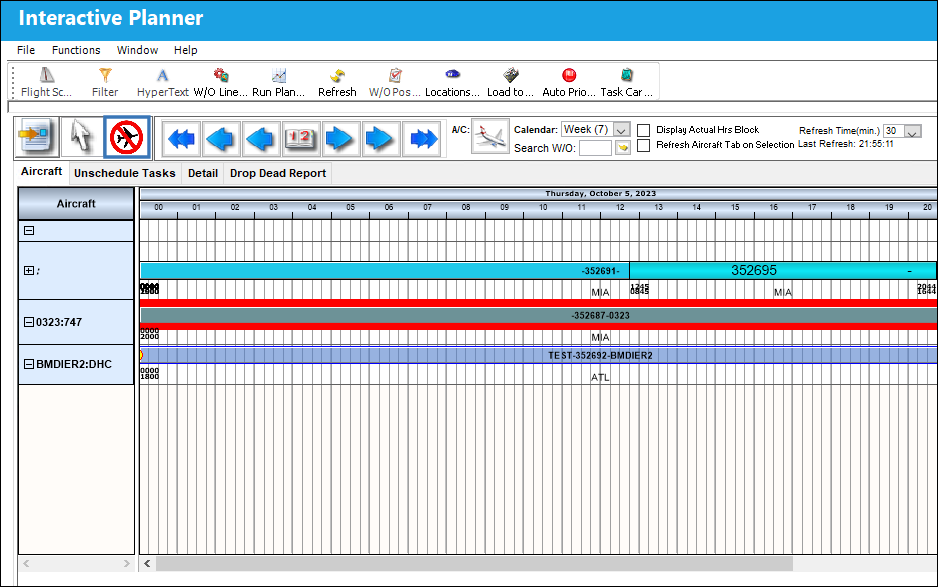 no fly interactive planner