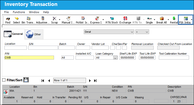 import pn birth date button 9