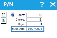 import pn birth date button 10