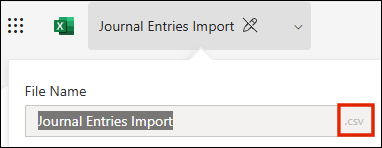 manual csv import