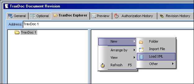 How to Load a New TraxDoc Revision 1