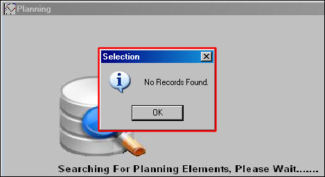 PLAN_no records found1
