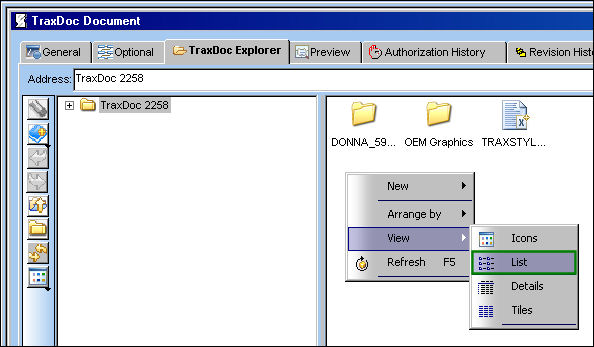 TRAXDOC_view_list2