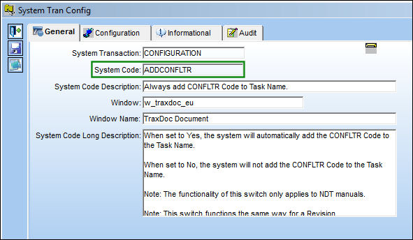 ADDCONFLTR