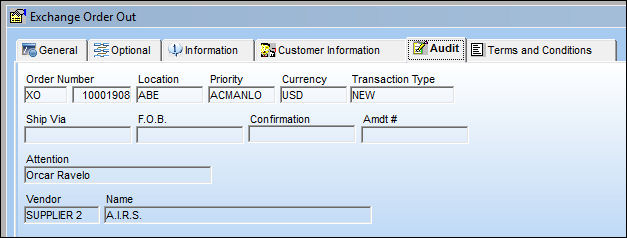 exchange order out