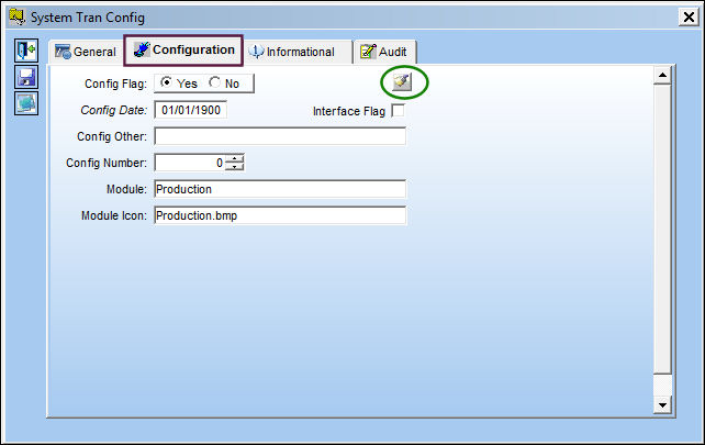 Config Tab