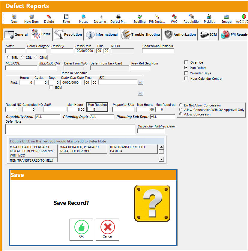 Defect Report Switch 4