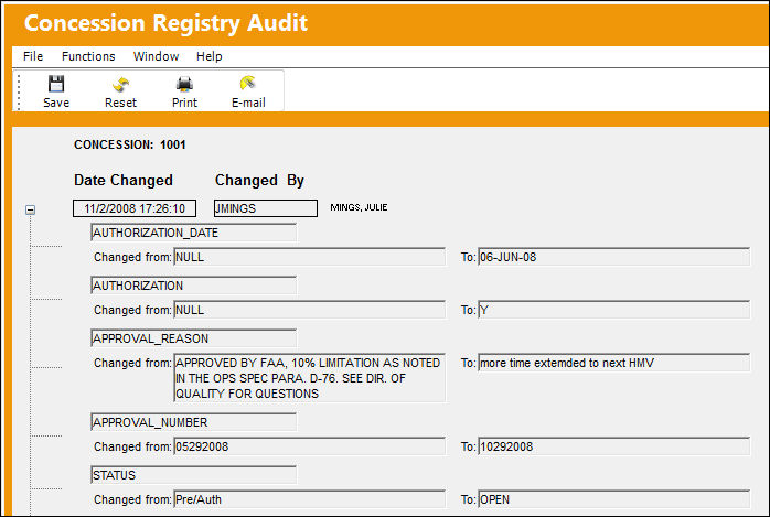 TECH REC_ Concession Reg_Audit 2