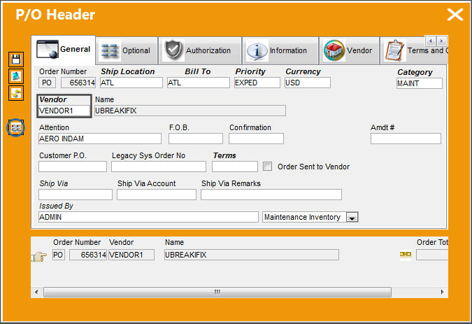 REQ_Requisition Analyzer_PO_ Contact butt