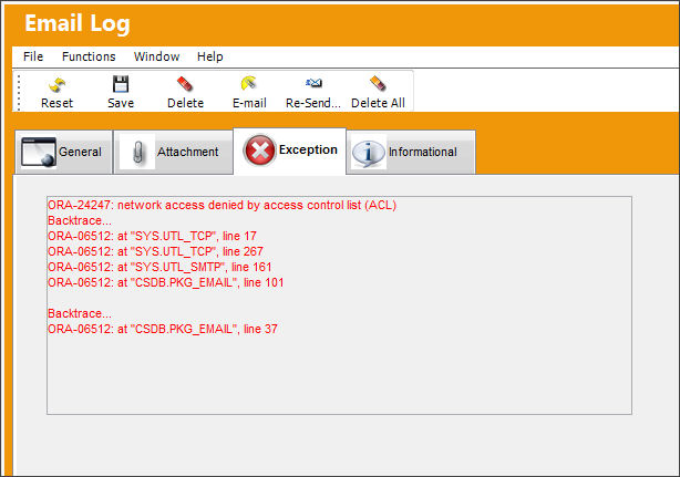 SYS ADMIN_EMAIL LOG 2