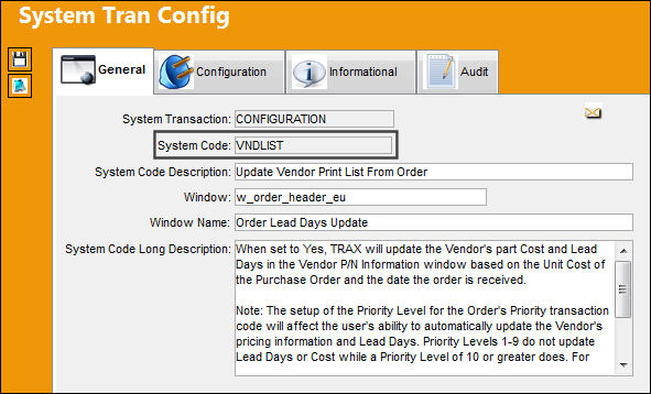 VNDLIST_configuration