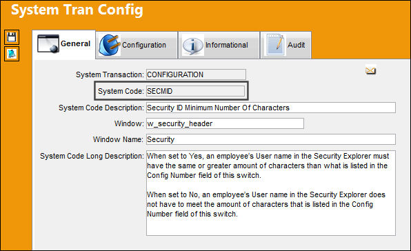 SECMID_configuration