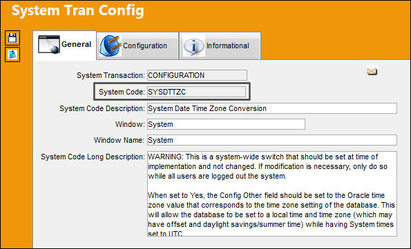 SYSDTTZC_configuration