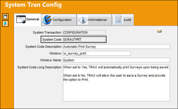 SURAUTPRT_configuration