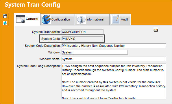 PNINVHIS_configuration