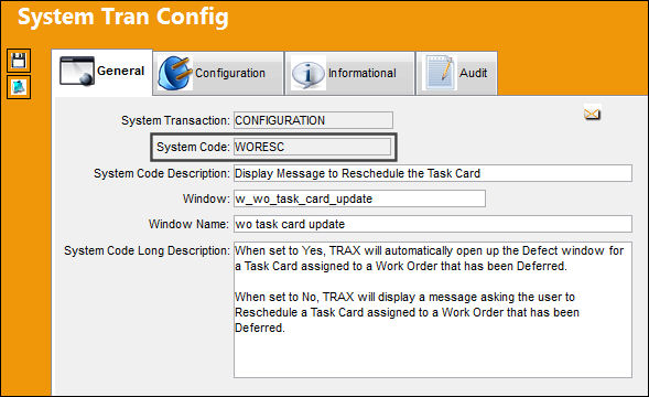 WORESC_Configuration