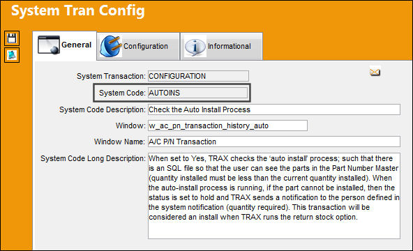 AUTOINS_Configuration