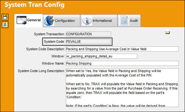 PSVALUE_Configuration