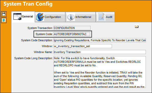 REORDRFORMNOTAC_Configuration