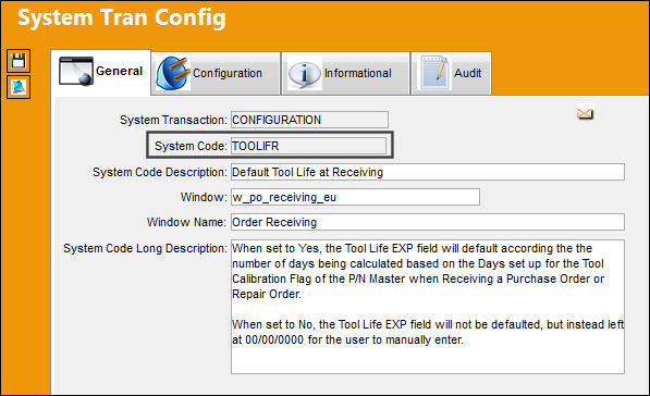 TOOLIFR_Configuration