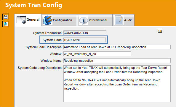 TEARDWNL_Configuration