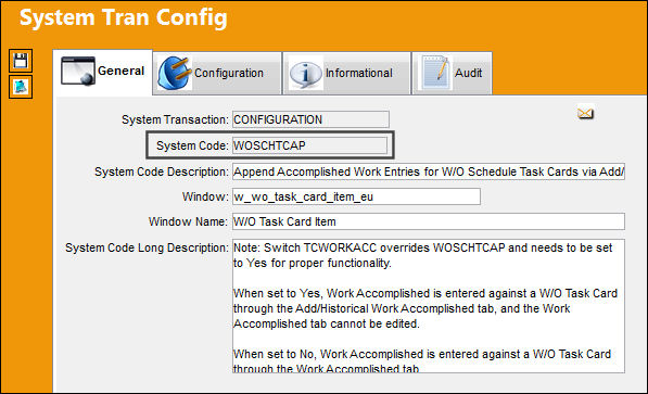 WOSCHTCAP_Configuration