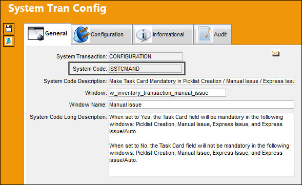 ISSTCMAND_Configuration