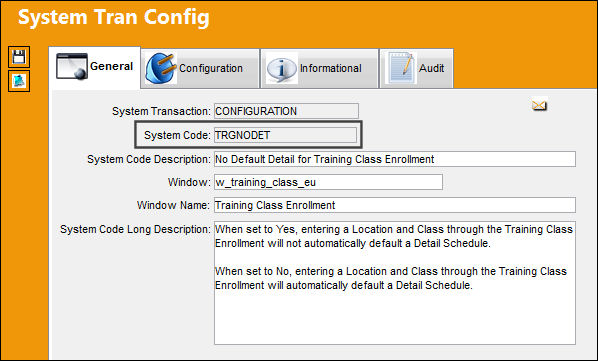 TRGNODET_Configuration