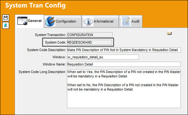 REQDESCMAN_Configuration