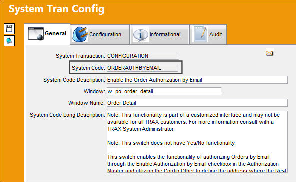 ORDERAUTHBYEMAIL_Configuration