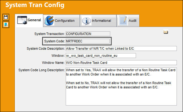 NRTFRDEC_Configuration