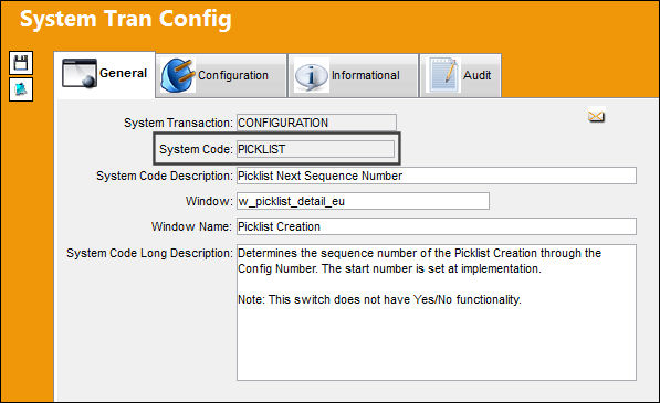 PICKLIST_Configuration