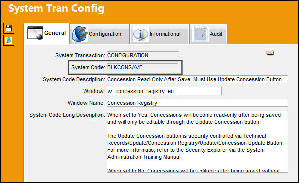 BLKCONSAVE_Configuration