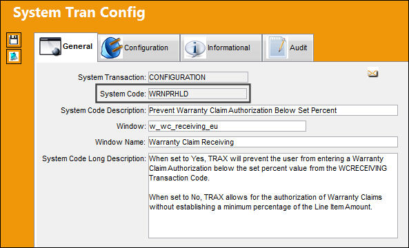WRNPRHLD_Configuration