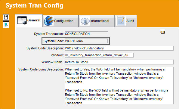 WORTSMAN_Configuration