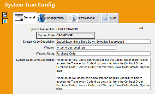 ORCAPEXSP_Configuration