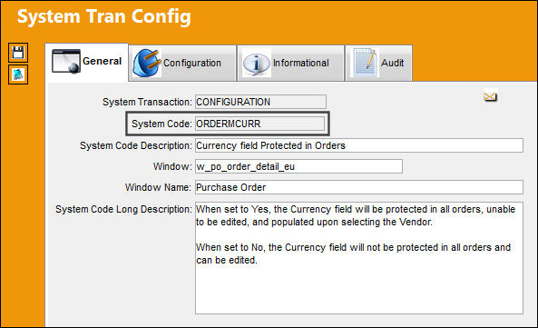 ORDERMCURR_Configuration