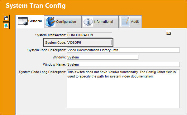VIDEOPH_Configuration