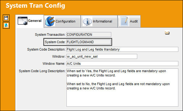 FLIGHTLOGMAND_Configuration