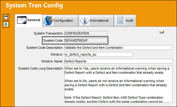 DEFANDITMUP_Configuration