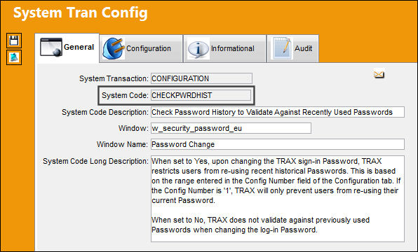 CHECKPWRDHIST_Configuration