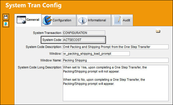 ACTSECOST_Configuration
